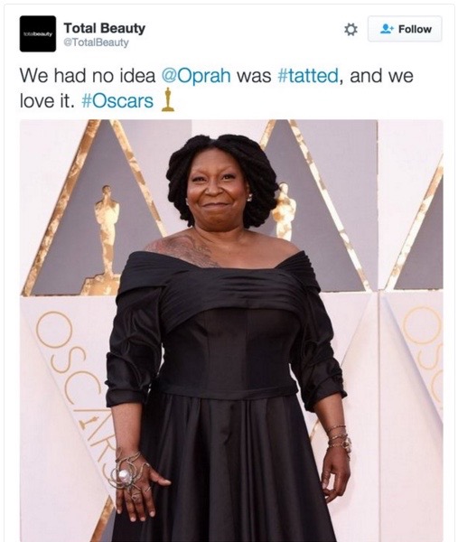 Whoopi as Oprah