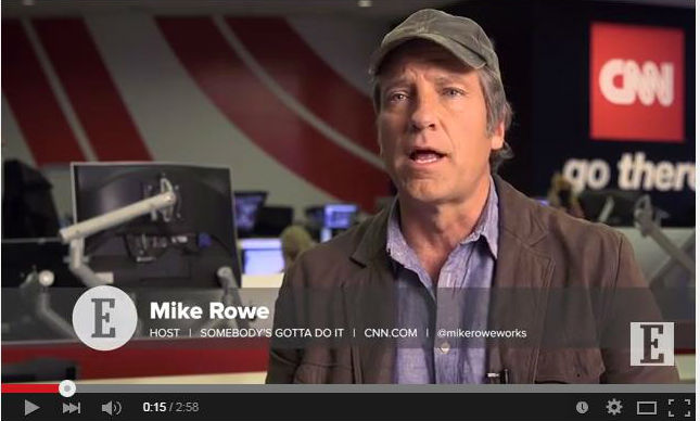 Mike Rowe, Dirty Jobs, Don't follow your passion video