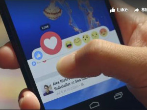 Facebook launches "Reactions" button