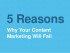 5 reasons why your content marketing fails