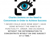 charles dickens quote on concentration