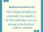 samuel johnson quote about habits